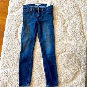 Banana republic size 25 skinny ankle jeans